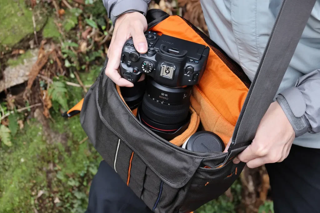 Utilitza una bossa fotogràfica adequada